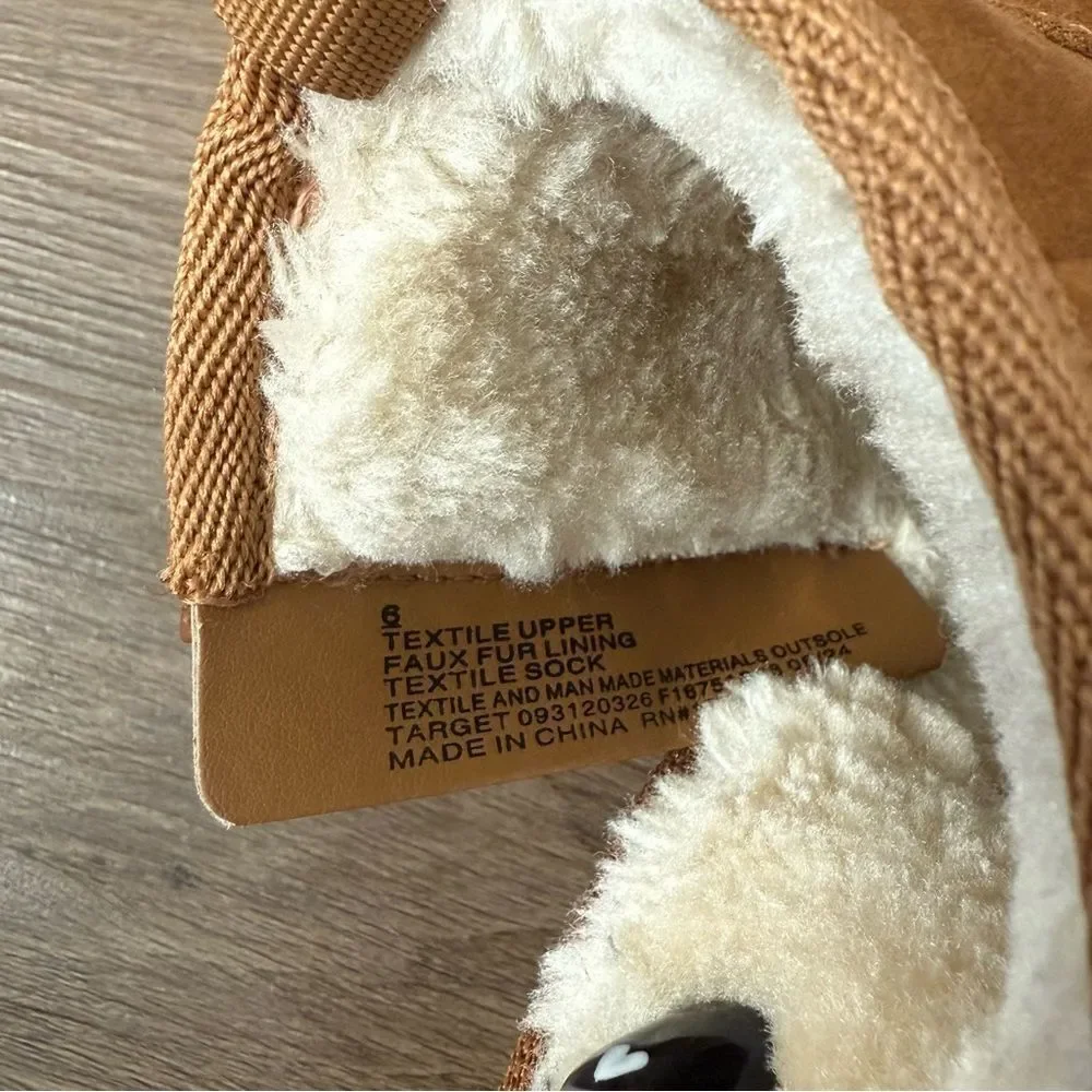 Cat & Jack Tan Faux Suede Winter Boots – Toddler Size 6